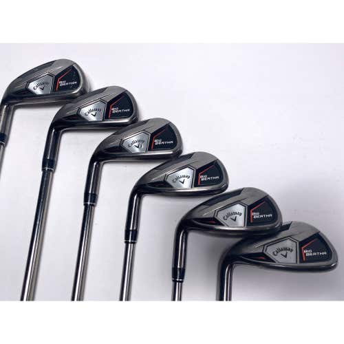 LEFTY Callaway Big Bertha 2015 Iron Set 5-PW UST Mamiya Recoil 460 F3 Regular LH