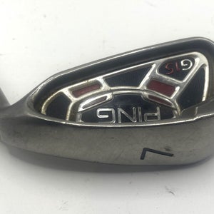 Ping G15 7 Iron Orange Dot Steel Regular AWT Steel Shaft *Good*