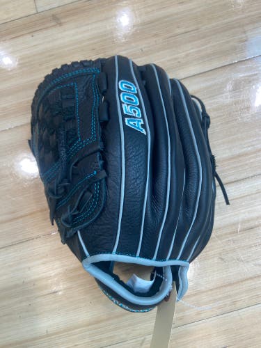 Black Wilson A500 LH Softball Glove 12" (New)