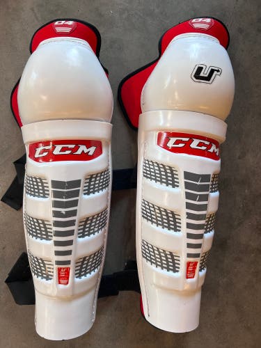 Senior CCM U+ 15" Shin Pads (Used)