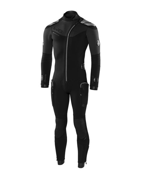 Waterproof W8 7mm Men's 100% Stretch Microcell Neoprene Full Wetsuit Front Zip
