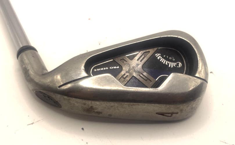 CALLAWAY X18 PRO SERIES 4 IRON RIFLE REGULAR STEEL SHAFT *Good*