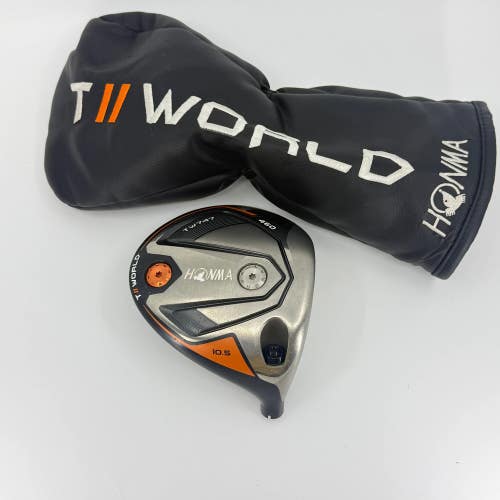 Honma Tour World TW747 10.5* Driver Head RH Headcover Used Golf Club