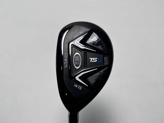 LEFTY US Kids TS5 W15 4 Hybrid 26* TS5 Orange 51" Youth Graphite Junior LH