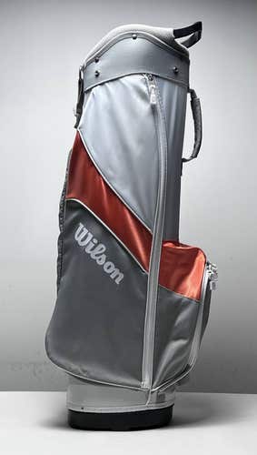 Wilson Lightweight Cart Bag Gray 5-Way Divide Single Strap Golf Bag