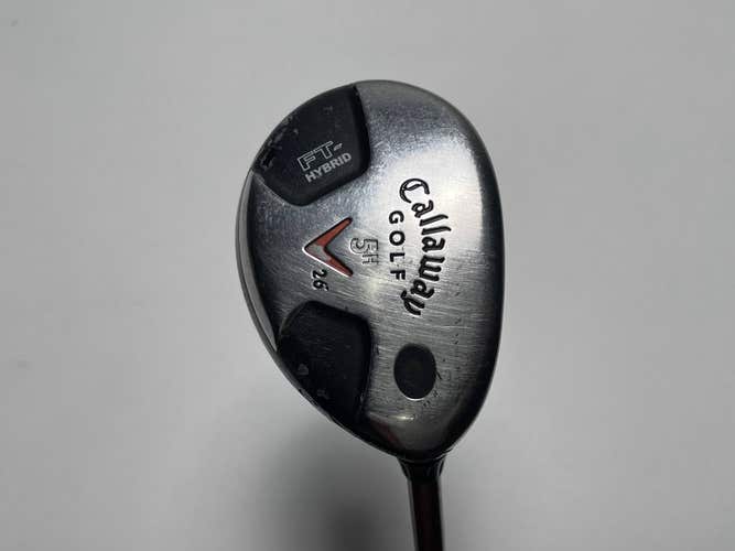 Callaway Fusion FT Draw 5 Hybrid 26* Aldila NVS Hybrid Ladies Graphite Womens RH