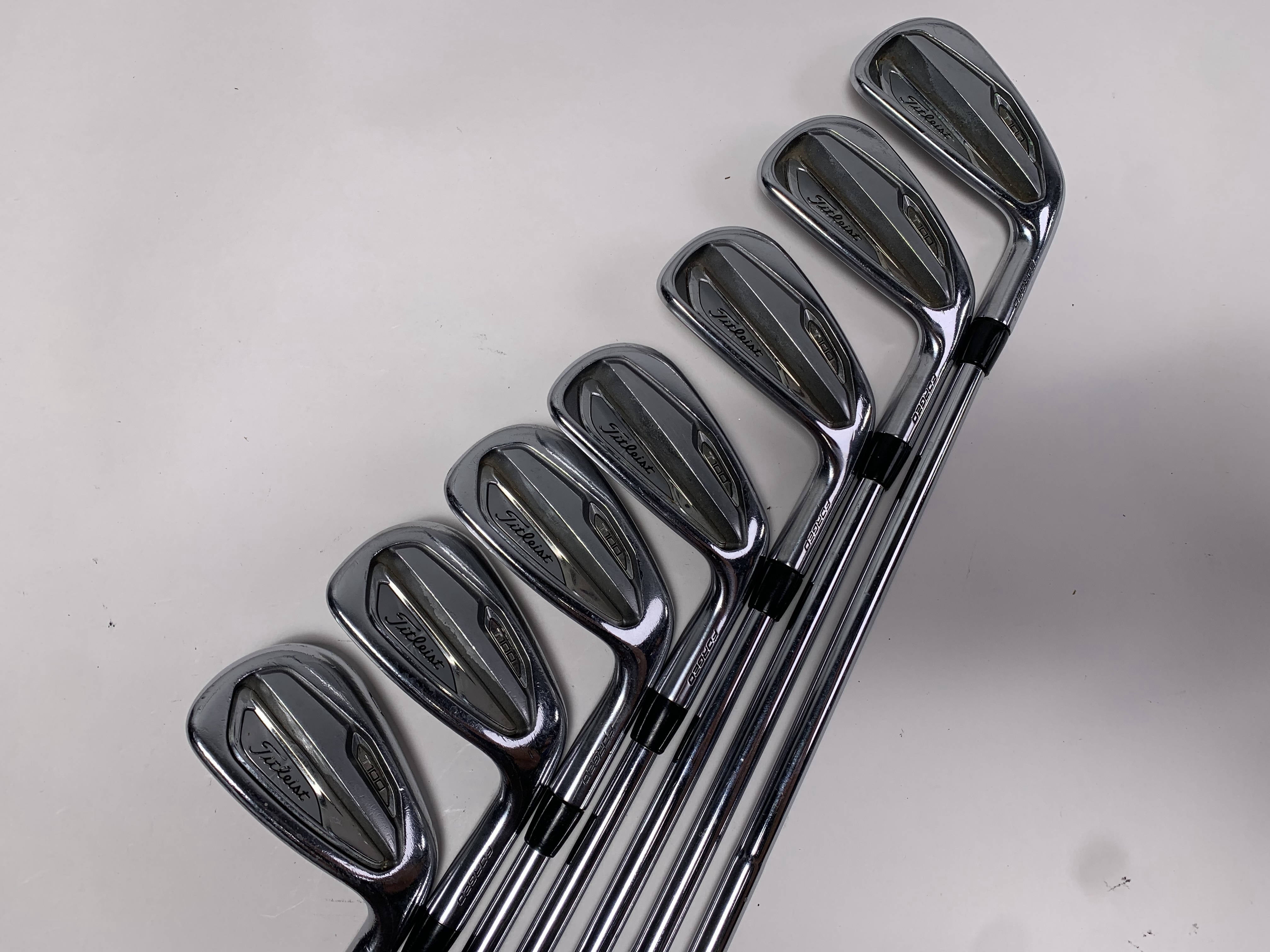 Titleist T100 2019 4-PW Iron Set X-Stiff RH DG AMT Tour White X100