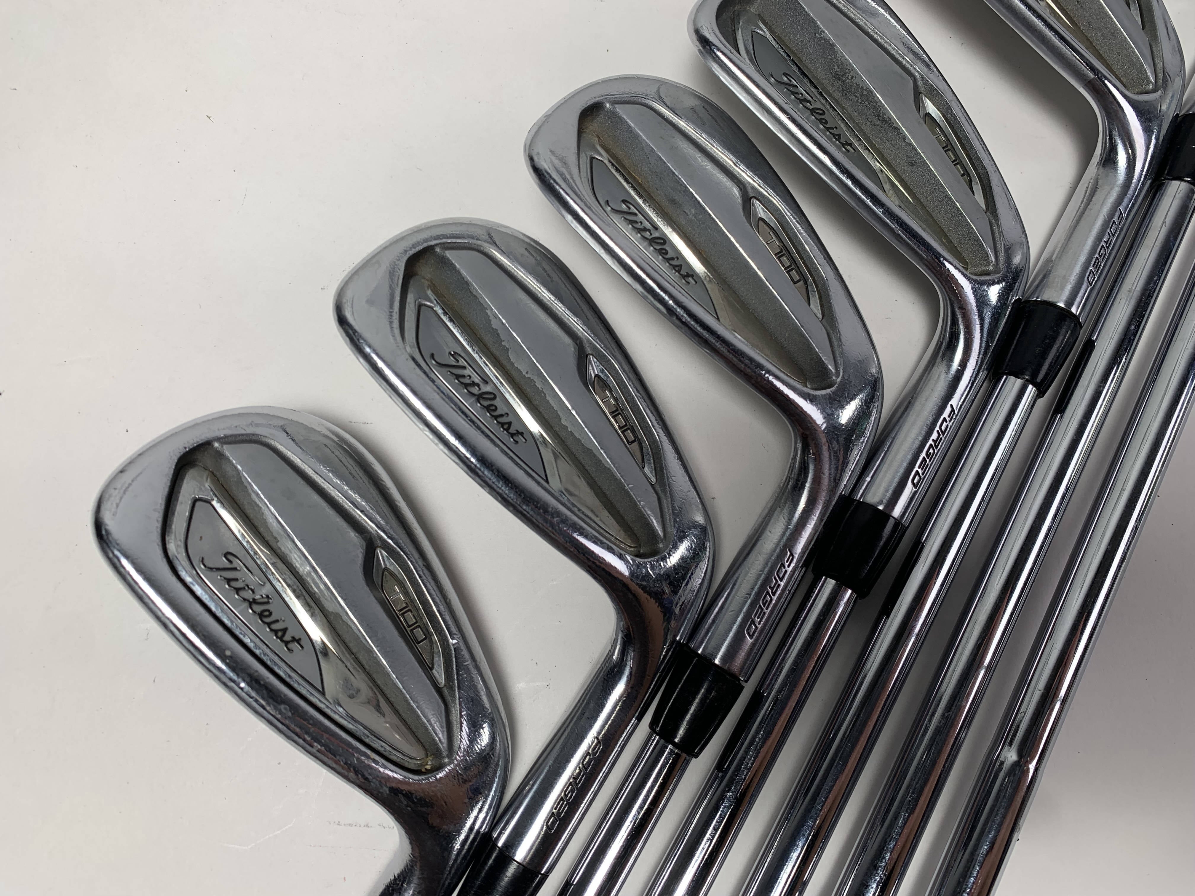 Titleist T100 2019 4-PW Iron Set X-Stiff RH DG AMT Tour White X100