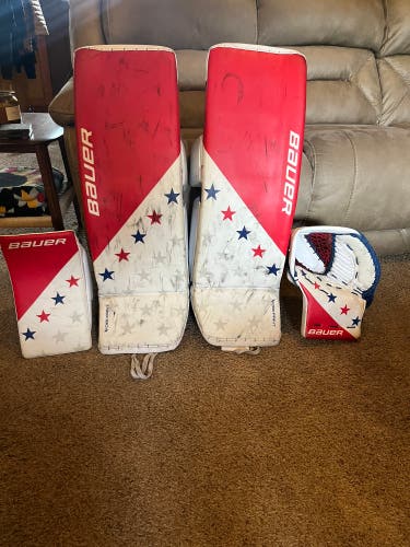 35" Bauer Supreme Shadow Regular Goalie Full Set Pro Stock (Used)