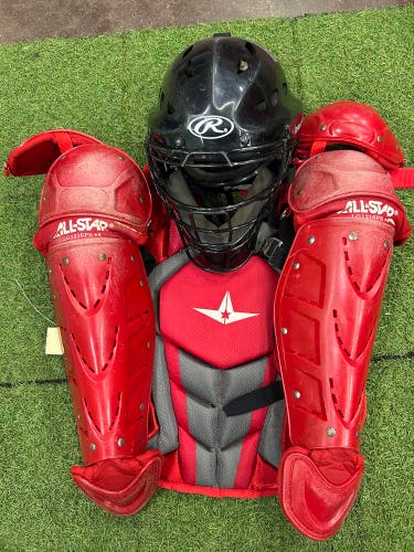 Red Youth All Star Player's Series Catcher's Set (Used)