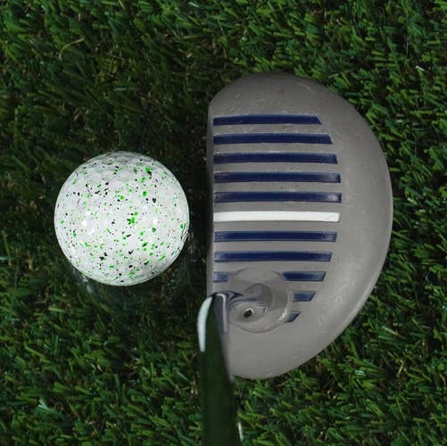 RAM Zebra Putter Mallet 33.5 Face-Balanced Double Bend Pistol Right Handed RH