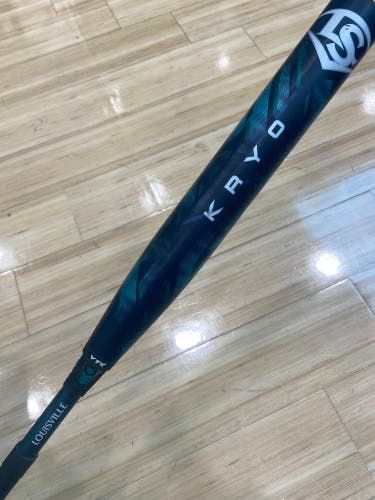 Black 2025 Louisville Slugger Kryo Composite Bat (-10) Composite 22 oz 32" (Used)