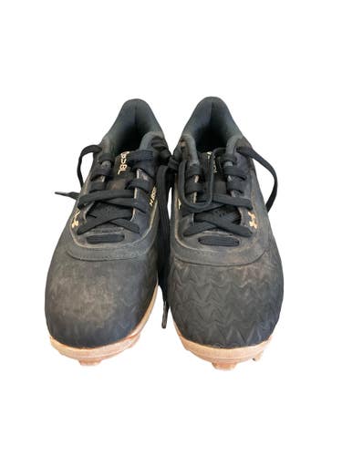 Used Under Armour BASEBALL CLEATS BB/SB Cleats Black Junior 02.5 11859-S000034251