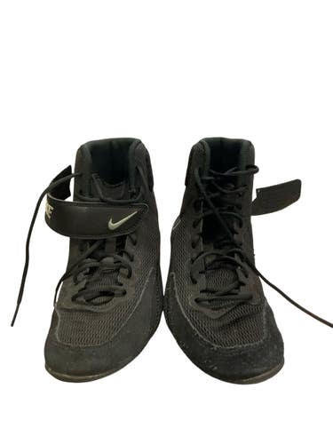 Used Nike Wrestling Shoes Black Youth 07.0 11859-S000034247