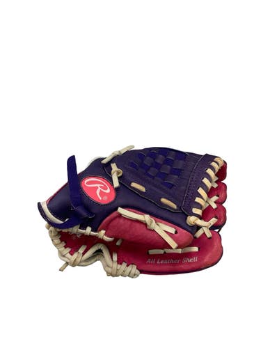 Used Rawlings HIGHLIGHT BB/SB Glove RH Throw Purple 10" 11859-S000034228