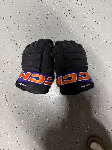 CCM Tacks XF Pro Gloves 13" (Used) Chicago Phantoms team gloves