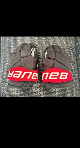 Pro Stock Bauer Stutzle Hyperlite Gloves Size 13 Short Cuff Ottawa