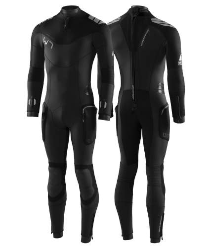 Waterproof W7 5mm Men's Super Stretch Neoprene Full Wetsuit Back Zip