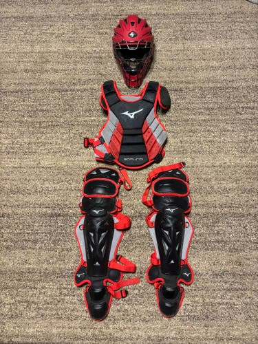 Black Mizuno Samurai Catcher's Set (New)