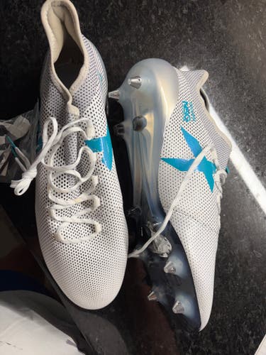 White Men's Size M 12.5 (W 13.5) Adidas X 17.1 Molded Cleats Cleats (New)