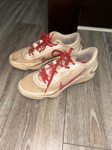 Men's Size M 9.5 (W 10.5) Nike Trout Low Top Metal (Used)