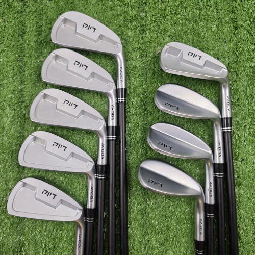 AVODA Origin Combo Length Curved Face Iron Set 5-LW 9 Clubs Axiom Velocore Stiff