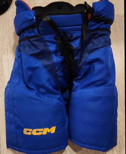 St. Louis Blues 22-23 Reverse Retro Senior Large CCM HP45 Hockey Pants Pro Stock (Used)