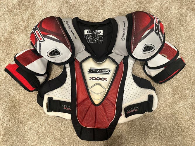 Large Senior Bauer Vapor XXXX Nike Shoulder Pads (Used)
