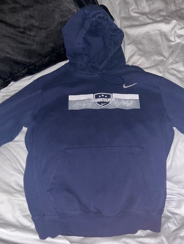 Navy Blue Men's small Nike sweetlax hoodie