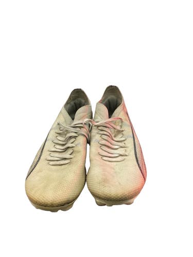 Used Puma Soccer Cleats White Senior 8 11859-S000033995