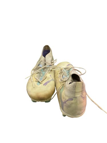 Used Puma Soccer Cleats White Senior 9.5 11859-S000033991