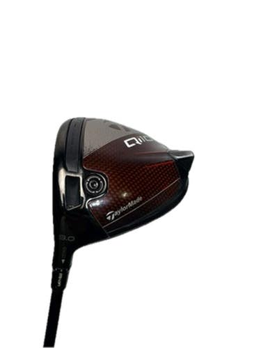 TaylorMade Qi10 Driver 9 LH HZRDUS Smoke Red Stiff 42.5 in