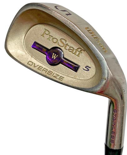 Wilson ProStaff Oversize 5 Iron RH Reflex Ladies Graphite 37" Nice Factory Grip