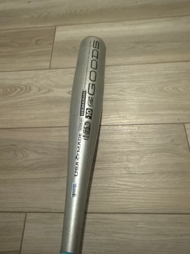 2024 DeMarini The Goods One Piece Alloy USSSA Certified Bat (-10) 19 oz 29" (Used)