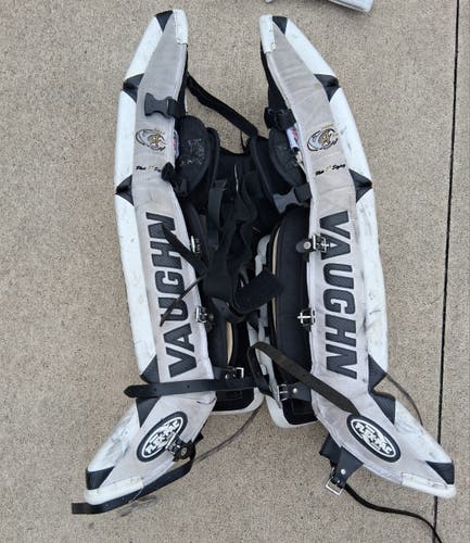 34+1" Vaughn Velocity V4  7450 Goalie Leg Pads (Used)