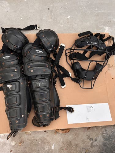 Catcher's Shin Guards & Face mask