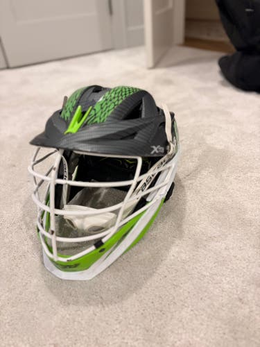 Cascade XRS Pro Helmet carbon fiber wrap with decals that can be kept on or taken off