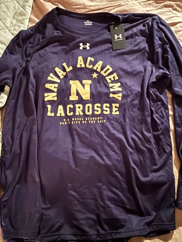 Blue XXL Men's Under Armour Shirt (New)