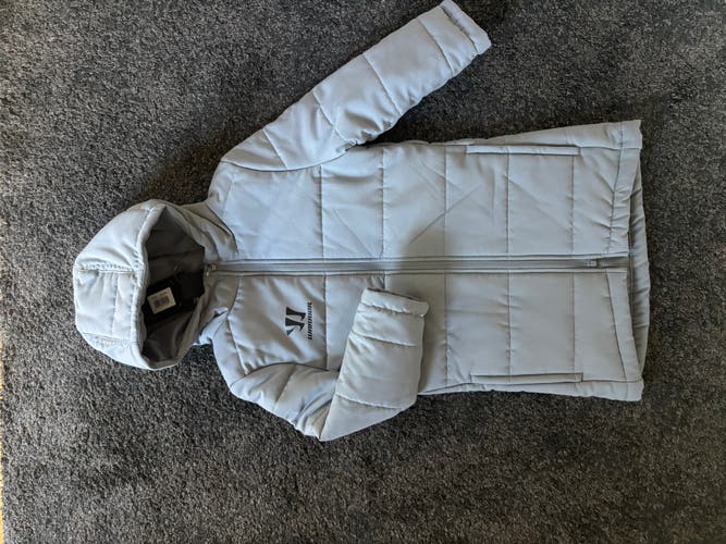 Gray Kids Unisex XS Warrior Puffer Jacket (New)