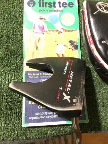 Odyssey Metal X 7 Long Putter 48 Inches (RH) Needs New Grips
