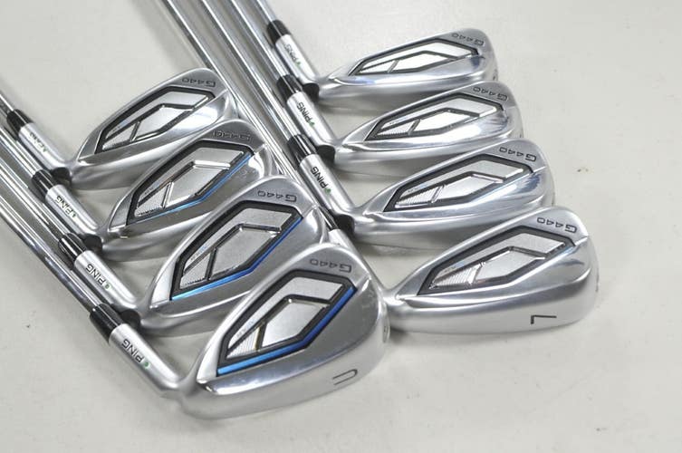 Ping G440 4-PW,UW Iron Set Stiff Flex Green Dot Right AWT 3.0 Steel # 223660
