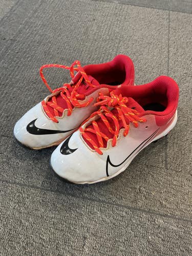 Used Nike HYPERDIAMOND 4 BB/SB Cleats Red Junior 01 11614-S000245293