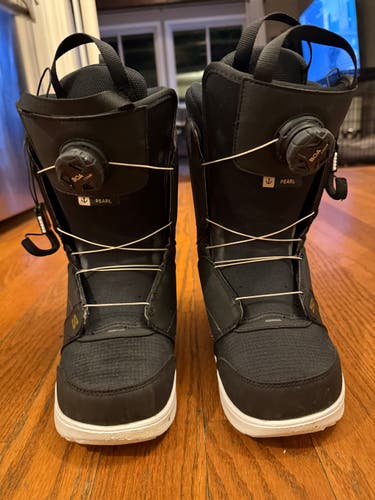 Unisex Size M 5.5 (W 6.5) Salomon PEARL BOA Snowboard Boots (Used)