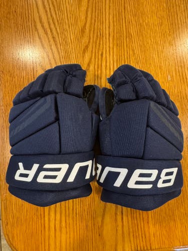 Bauer X Hockey Gloves – 11” – Navy Blue – Junior