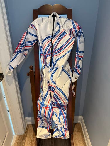 Women's Medium Spyder Padded Racing Ski Suit (New) FIS Legal