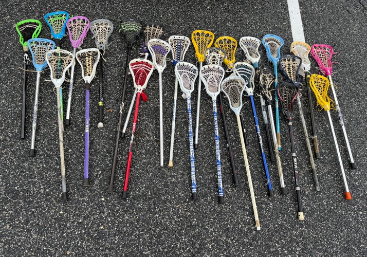 28 sticks! Lacrosse stick bundle! NOZ, Super Power, and more!