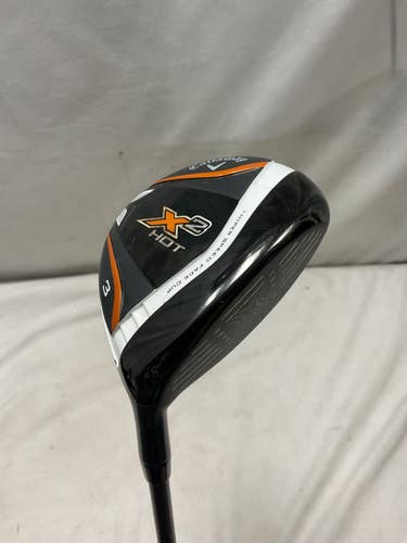 Used Callaway X2 HOT Mens Fairway Wood RH 3 Wood 11490-S000277985