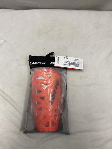 Used Lotto Soccer Shin Guards Youth Orange LG 11490-S000278015