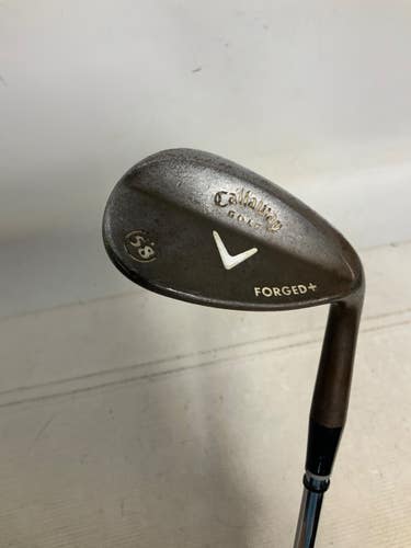 Used Callaway FORGED+ 58 12 BOUNCE Golf Wedge Mens RH 58 Degree 11823-S000042258