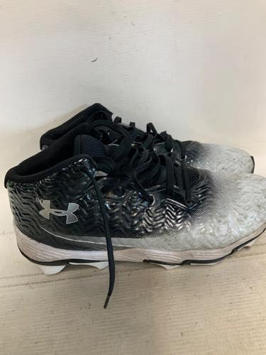 Used Under Armour Adult FB Cleats Black Senior 8.5 11823-S000042081